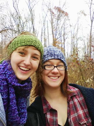 Ashley and I on the trail