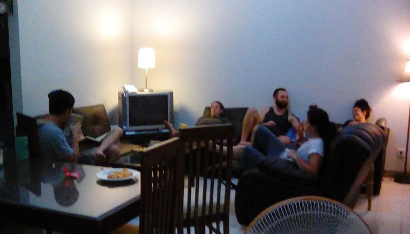 About to have fellowship during team time at our ministry host home! We all shared our life stories with each other during this month.