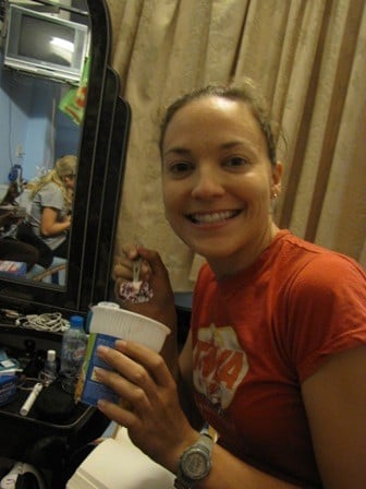 enjoying some yummy Ramen