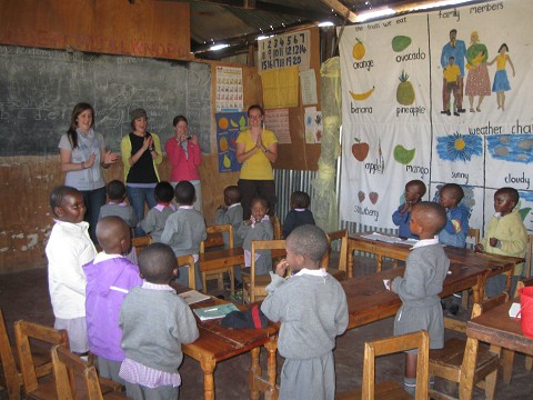 Visit to a nursery school - Nakuru, Kenya