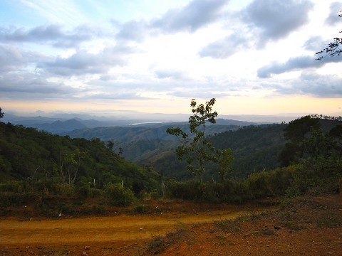 The view from the top of the mountains in Los Montacitos, Dominican Republic