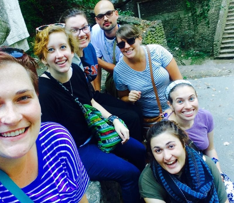 Our team with a friend who spoke English and showed us around town