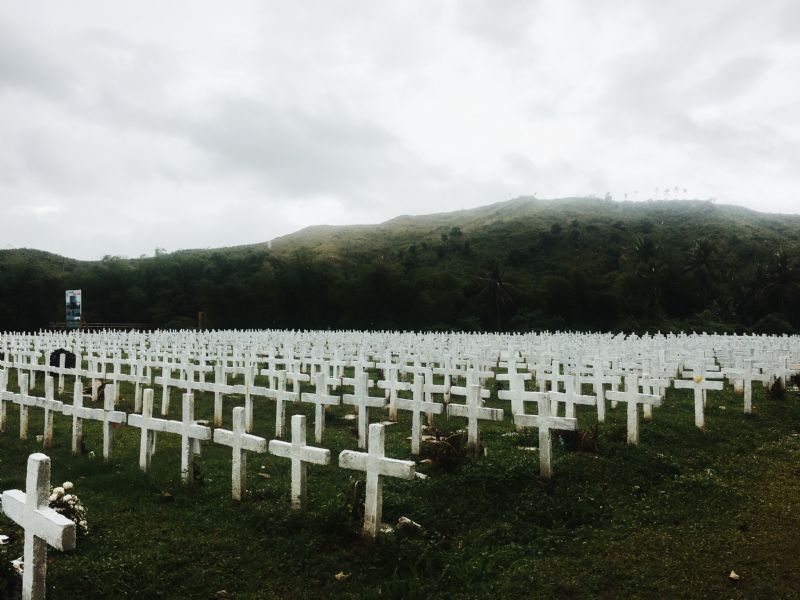 Mass Grave in Tacloban, Philippines