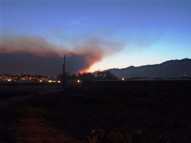 Jesusita Fire from Carpinteria joebunting.theworldrace.org