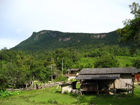 the mountains of Chianf Mai and our home for a week