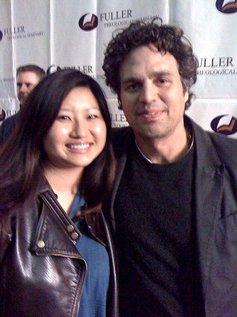 Actor Mark Ruffalo and I