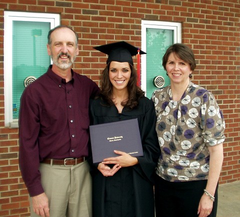mom & dad @ graduation