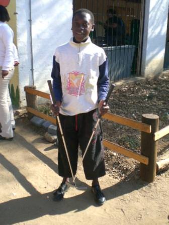 Moses & his golf clubs