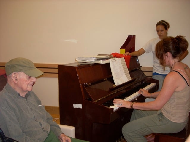 Eryn singing praise songs 