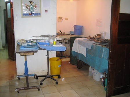 Nicaragua - operating room in Puerto Cabezas