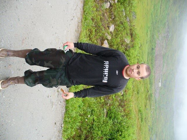  this is probably 15 minutes after i fell thru the ice in the abandoned gold mine in alaska in august.