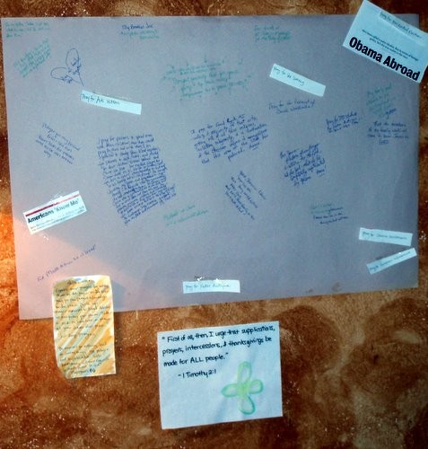 HERE PEOPLE POSTED PRAYERS FOR CURRENT ISSUES IN AMERICA, PERSONAL PRAYERS,  and  PRAYERS FOR MISSIONARIES IN DIFFERENT AREAS OF ANTIGUA, AMERICA,  and  THE WORLD.