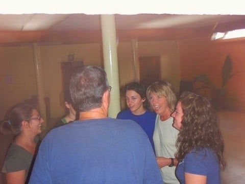 Praying w/Phyllis  and  Denny (missionaries in Antigua)