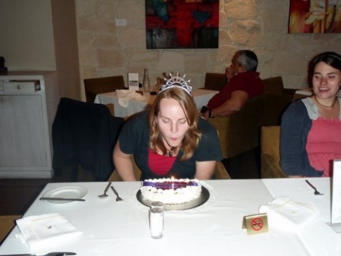 They even made her a cake!