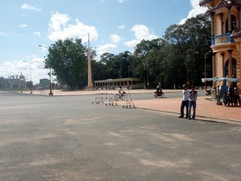 Square just out-side of Temple