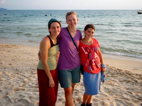 Me, Maithili,  and  Katie.