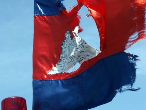 Flag of Cambodia.