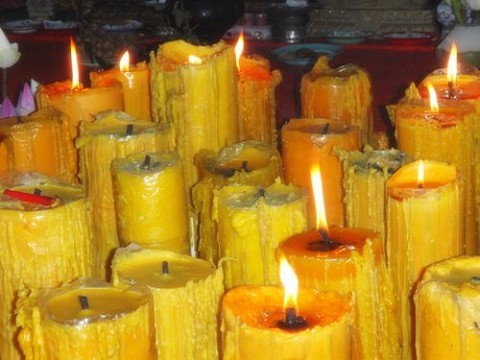 A lot of candles.