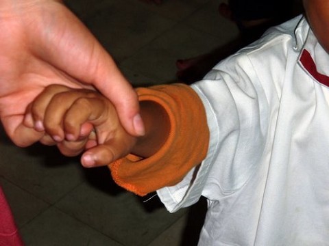 Loving on the kids =)