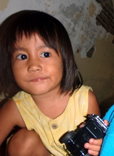 She loved sitting on me  and  playing w/her toy car.