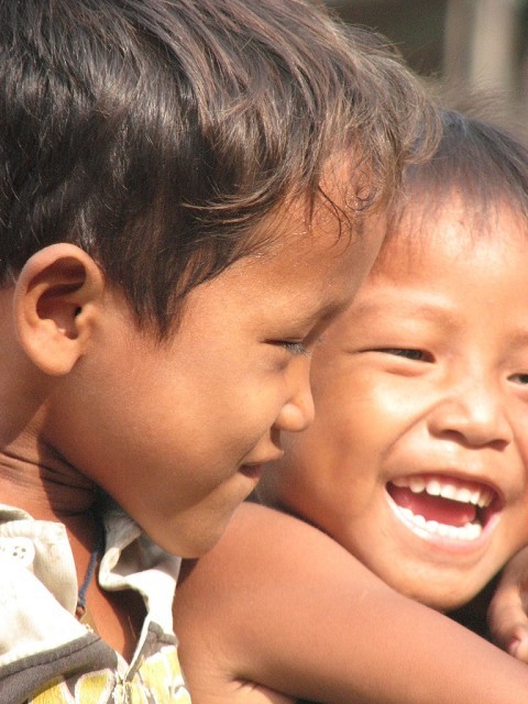 These are 2 little boys...best friends, that come play with us every day.  We have nick named them the Muay Thai Fighters from their play fighting escapades.  They are awesome!