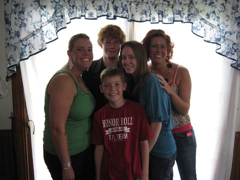 My cousins Emily, Melody and Cade and my brother Luke.