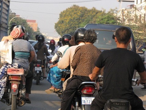 Cambodian traffic