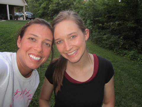 My sister Jennifer and I 