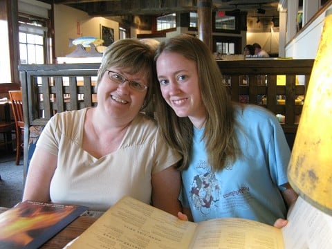Me and me mum at Red Lobster...yumyumyum.