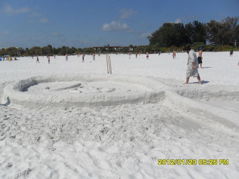 one of the projects we had on the beach during the daytime hours!