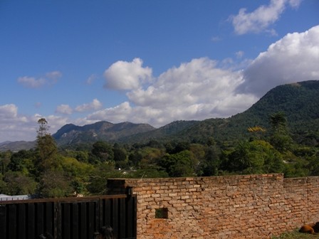 Our view from the house in Zimbabwe