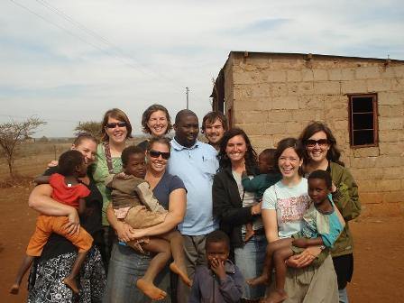 At Mbutu with our contact, Nicholas.