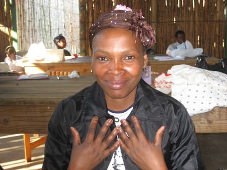 woman I did mani on at teacher training