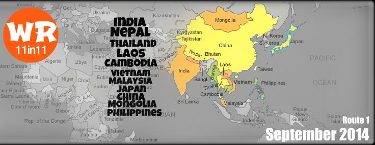 World Race Destinatioins