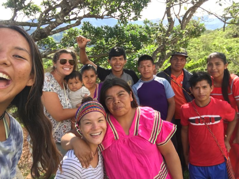 These are some of the students in the YWAM discipleship training school on the mountain