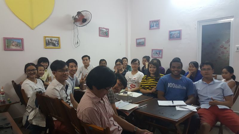 One of the English classes that I taught in Vietnam!