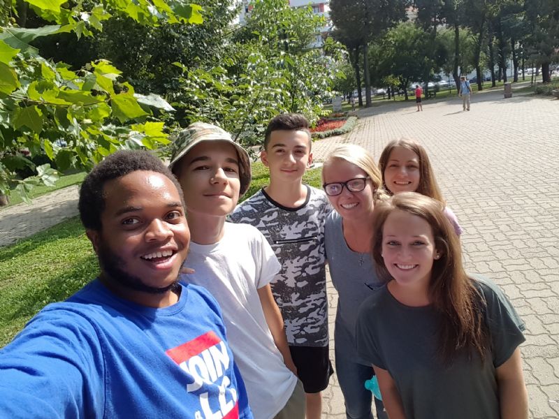 Mihai after he accepted Christ into his life.