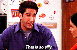 Image result for gif of ross saying silly