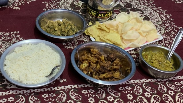 An average Nepali meal