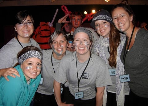 This is my team - face painted and decked out for squad wars