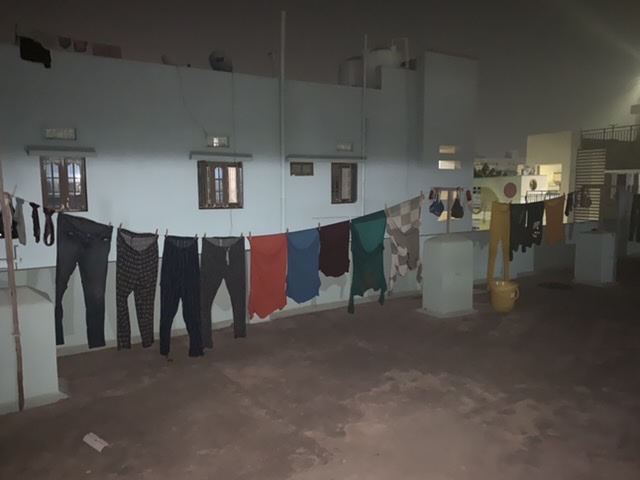 Hoping my clothes would dry before travel day in India