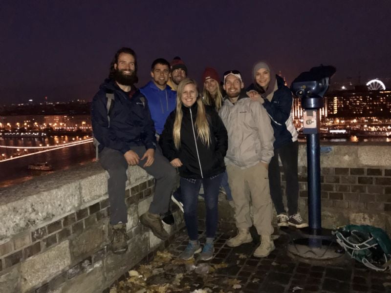 Team Picture on Buda Castle
