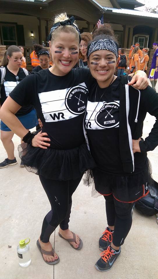 Julie and me before our Squad Wars at TC!