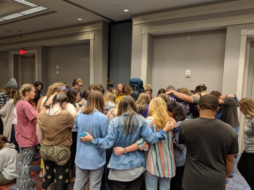 Gap U praying over the next few days of travel.